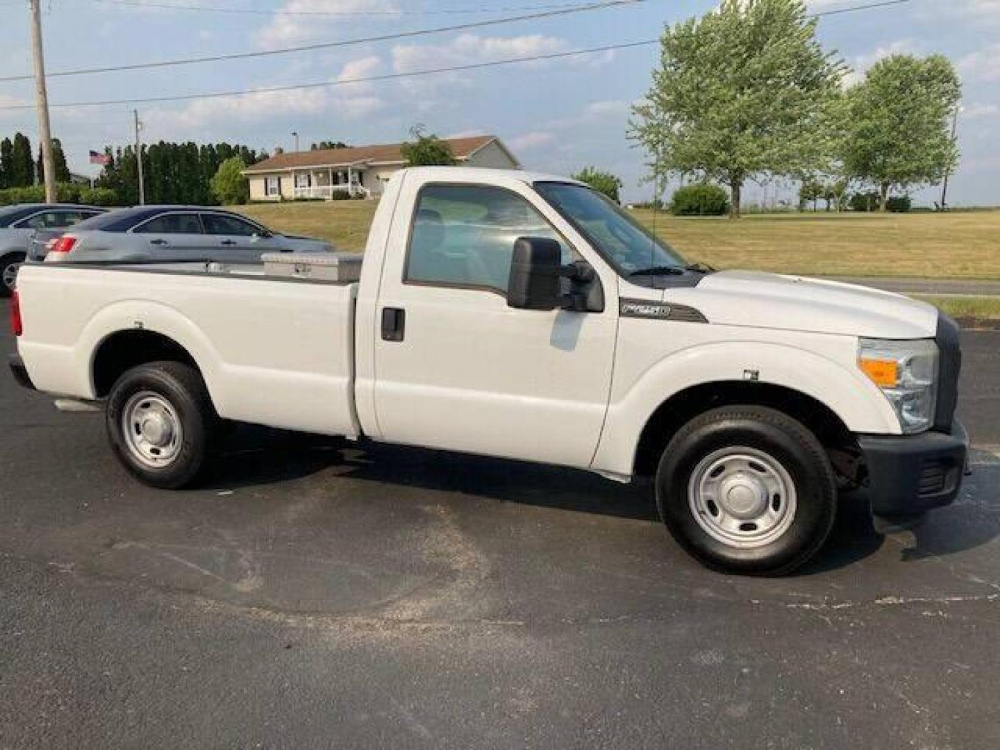 2013 White Ford F-250 Super Duty (1FTBF2A63DE) with an 6.2L V8 6.2L V8 engine, located at 4845 Woodbury Pike, Roaring Springs, PA, (814) 317-5008, (814) 317-5008, 40.250935, -78.366959 - Photo#1