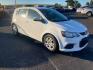 2017 White Chevrolet Sonic (1G1JG6SH7H4) with an 1.8L I4 1.8L I4 engine, located at 4845 Woodbury Pike, Roaring Springs, PA, (814) 317-5008, (814) 317-5008, 40.250935, -78.366959 - Photo#0