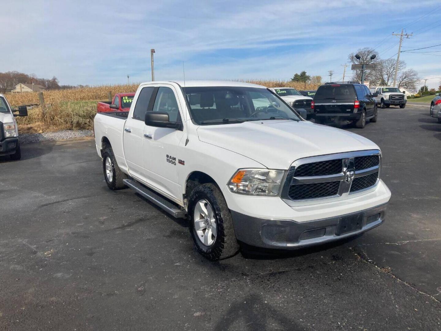 2014 White RAM 1500 (1C6RR7GT8ES) with an 5.7L V8 5.7L V8 engine, located at 4845 Woodbury Pike, Roaring Springs, PA, (814) 317-5008, (814) 317-5008, 40.250935, -78.366959 - 2014 Dodge Ram 1500, Quad cab, SLT, 5.7 Hemi, 4x4, 189k, aluminum wheels/running boards, rear back up camera, factory trailer brake, trip trailer package, power seat, flip up center console, new inspection. Truck is serviced and ready to go! Southern truck! Well maintained! Will come with a warr - Photo#2