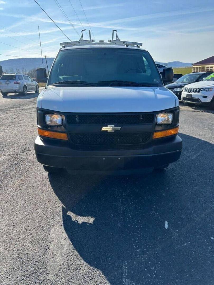 2015 White Chevrolet Express (1GCWGFCF8F1) with an 4.8L V8 4.8L V8 engine, located at 4845 Woodbury Pike, Roaring Springs, PA, (814) 317-5008, (814) 317-5008, 40.250935, -78.366959 - Photo#2