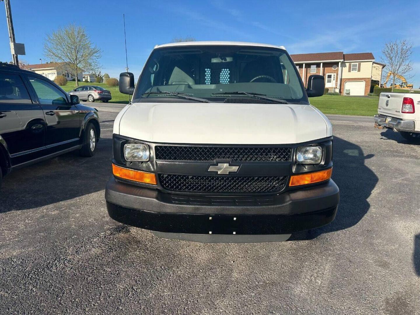 2012 White Chevrolet Express (1GCSHAF42C1) with an 5.3L V8 5.3L V8 engine, located at 4845 Woodbury Pike, Roaring Springs, PA, (814) 317-5008, (814) 317-5008, 40.250935, -78.366959 - Photo#3