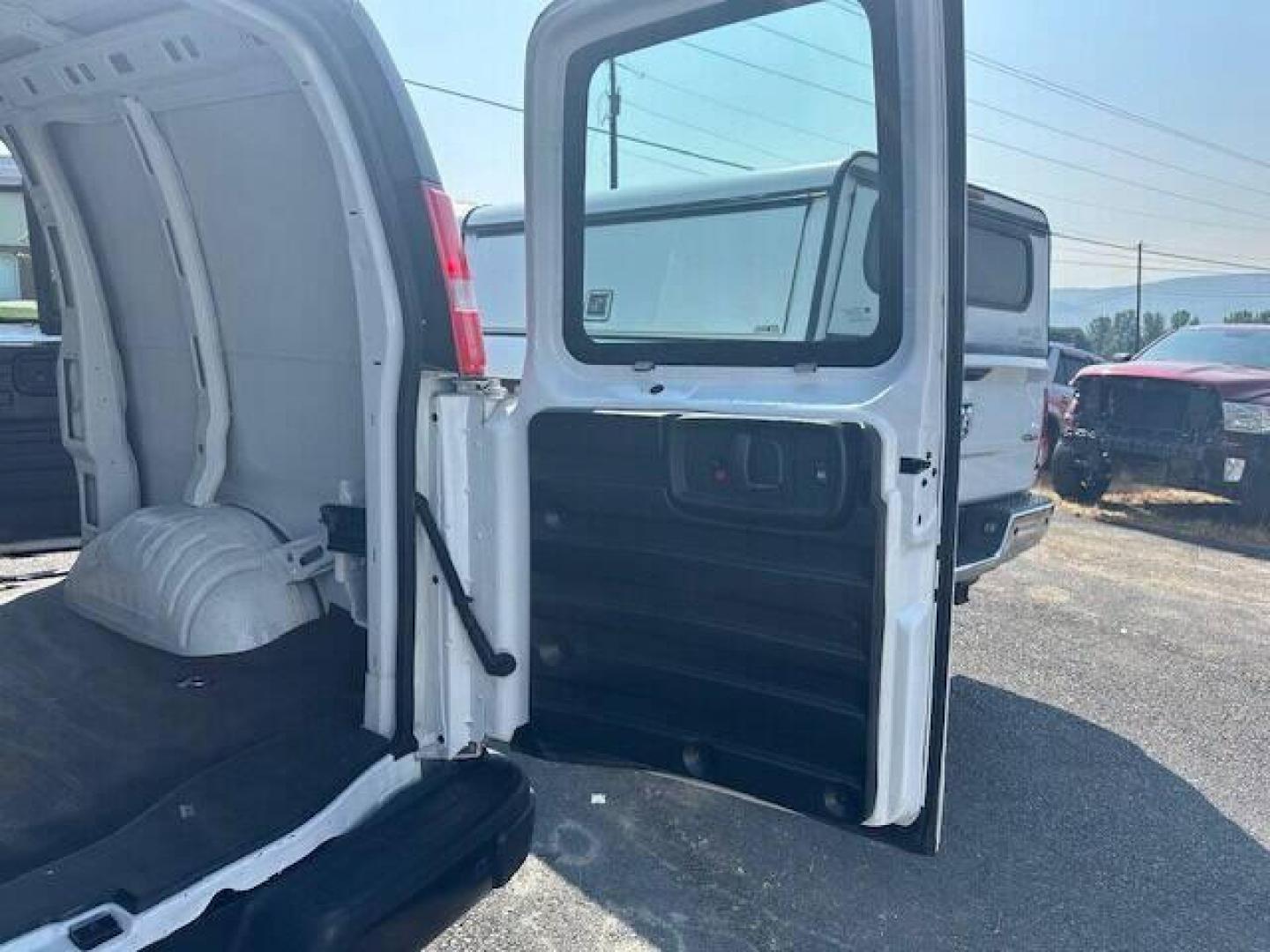 2021 White Chevrolet Express (1GCWGAF70M1) with an 6.6L V8 6.6L V8 engine, located at 4845 Woodbury Pike, Roaring Springs, PA, (814) 317-5008, (814) 317-5008, 40.250935, -78.366959 - 2021 Chevrolet express 2500 cargo van, 6.6 l v8 rear wheel drive, automatic transmission, vinyl floor and seating, power windows and locks, air conditioning, back up camera, blind spot monitoring, rear parking aid and tire monitoring. well maintained company vehicle southern van rust free if inter - Photo#24