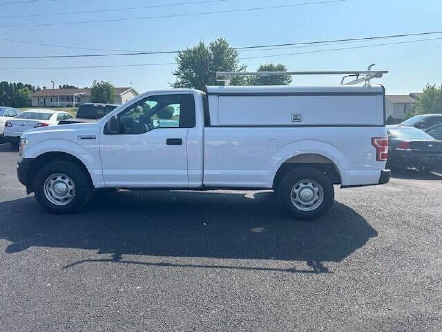 2018 White Ford F-150 (1FTMF1E51JK) with an 5.0L V8 5.0L V8 engine, located at 4845 Woodbury Pike, Roaring Springs, PA, (814) 317-5008, (814) 317-5008, 40.250935, -78.366959 - 2018 FORD F15 XL TRUCK 5.0 L 4WD AUTOMATIC TRANSMISSIOM A/C, CLOTH SEATS VINYL FLOORING. SLIDE OUT TRAY IN BED, CAP MOUNTED SIDE TOOL BOXS AND LADDER RACK ON TOP. GOOD TIRES AND NEW INSPECTION. VERY CLEAN SOUTHERN TRUCK RUST FREE. IF INTERSTED CALL 814-317-5008 GUARANTEED TO BE THE LOWEST PRICE ARO - Photo#1