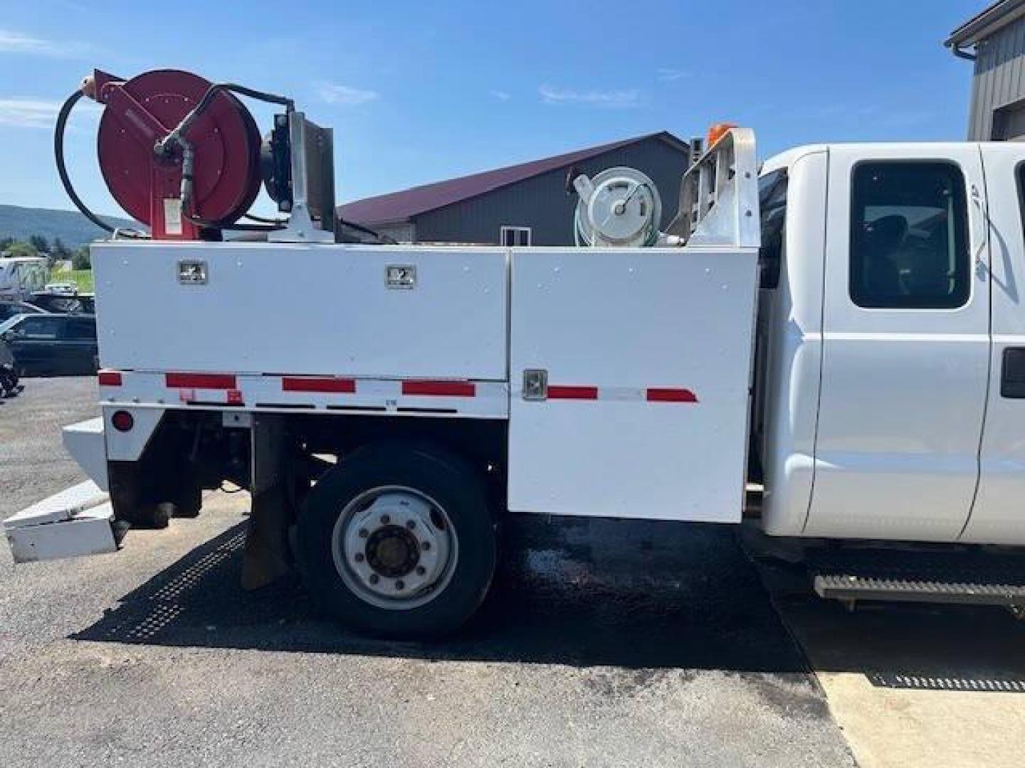 2015 White Ford F-350 Super Duty (1FD7X3A60FE) with an 6.2L V8 6.2L V8 engine, located at 4845 Woodbury Pike, Roaring Springs, PA, (814) 317-5008, (814) 317-5008, 40.250935, -78.366959 - Photo#1