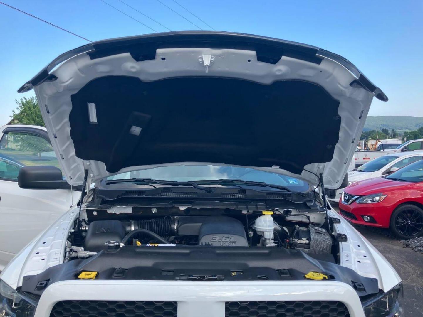 2019 White RAM 1500 Classic (3C6JR7AG7KG) with an 3.6L V6 3.6L V6 engine, located at 4845 Woodbury Pike, Roaring Springs, PA, (814) 317-5008, (814) 317-5008, 40.250935, -78.366959 - Southern vehicle! Super clean! Rare truck! 2019 Ram 1500 Classic, automatic, 4x4, 3.6L, V6, 37K, power locks, remote start, rear back up camera, new tires, new inspection, truck has short bed. Still has remaining factory warranty! If interested, please call 814-317-5008 or 814-497-4383. - Photo#9