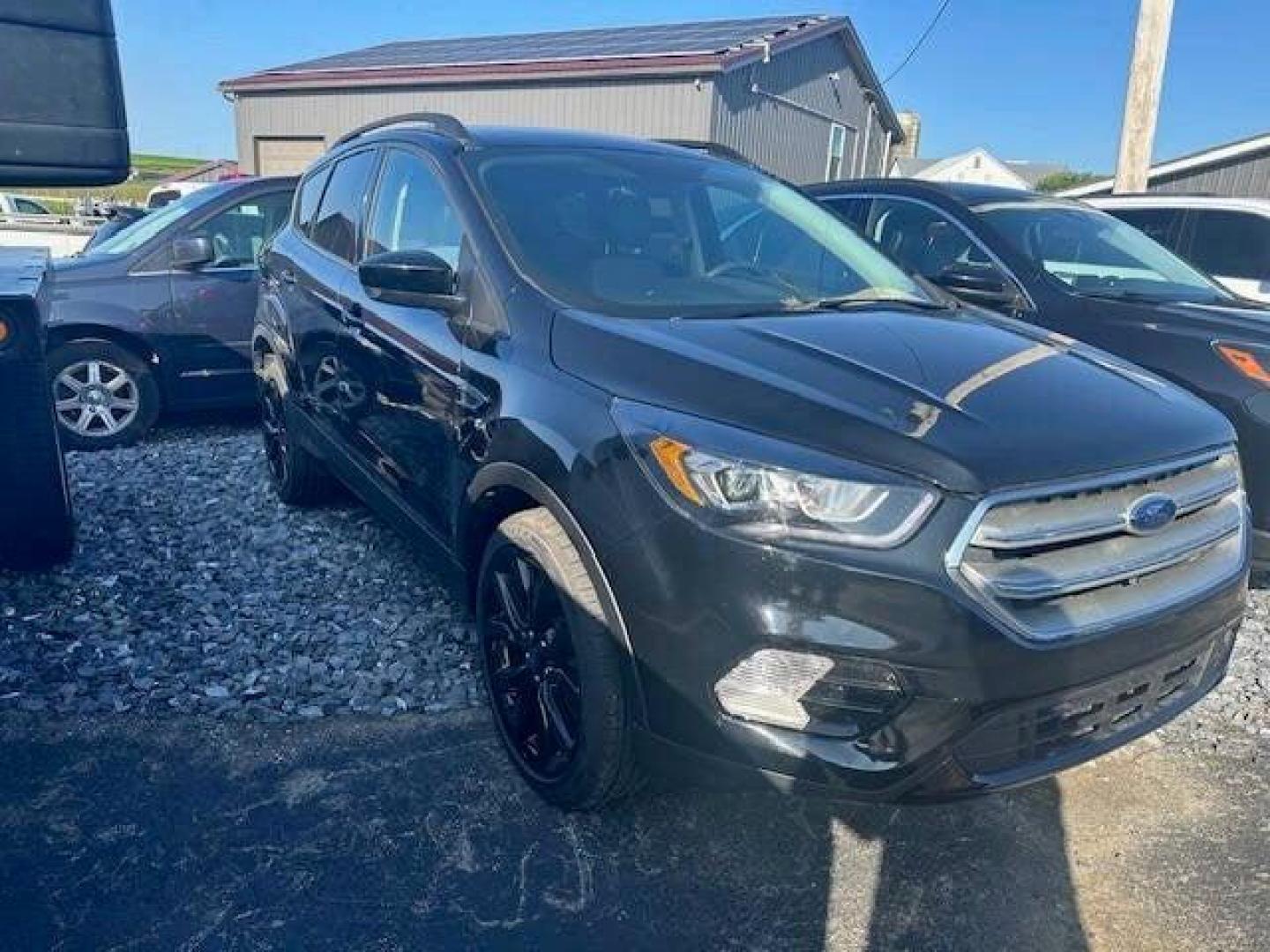 2019 Black Ford Escape (1FMCU9GDXKU) with an 1.5L I4 Turbocharger 1.5L I4 engine, located at 4845 Woodbury Pike, Roaring Springs, PA, (814) 317-5008, (814) 317-5008, 40.250935, -78.366959 - 2019 FORD ESCAPE AWD 1.5 L I4 TURBO ALL WHEEL DRIVE, BLACK OUT PACKAGE AUTOMATIC TRANSMISSION A/C ALL LEATHER AND HEATED SEATS.NAVIGATION POWER GATE POWER WINDOWS AND LOCKS SIRIUS RADIO.BACK UP CAMERA BLACK WHEELS BLUE TOOTH. GOOD TIRES RUN GREAT NEW INSPECTION BEING SOLD AT LOWER COST DUE TO DAMAGE - Photo#0