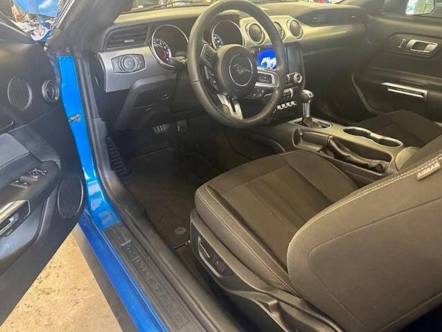 2020 Blue Ford Mustang (1FA6P8TH4L5) with an 2.3L I4 Turbocharger 2.3L I4 engine, located at 4845 Woodbury Pike, Roaring Springs, PA, (814) 317-5008, (814) 317-5008, 40.250935, -78.366959 - Photo#4