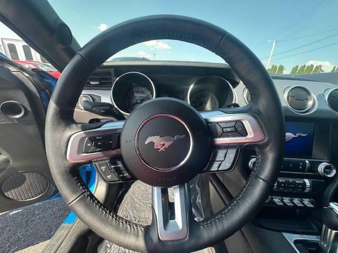 2020 Blue Ford Mustang (1FA6P8TH4L5) with an 2.3L I4 Turbocharger 2.3L I4 engine, located at 4845 Woodbury Pike, Roaring Springs, PA, (814) 317-5008, (814) 317-5008, 40.250935, -78.366959 - Photo#8