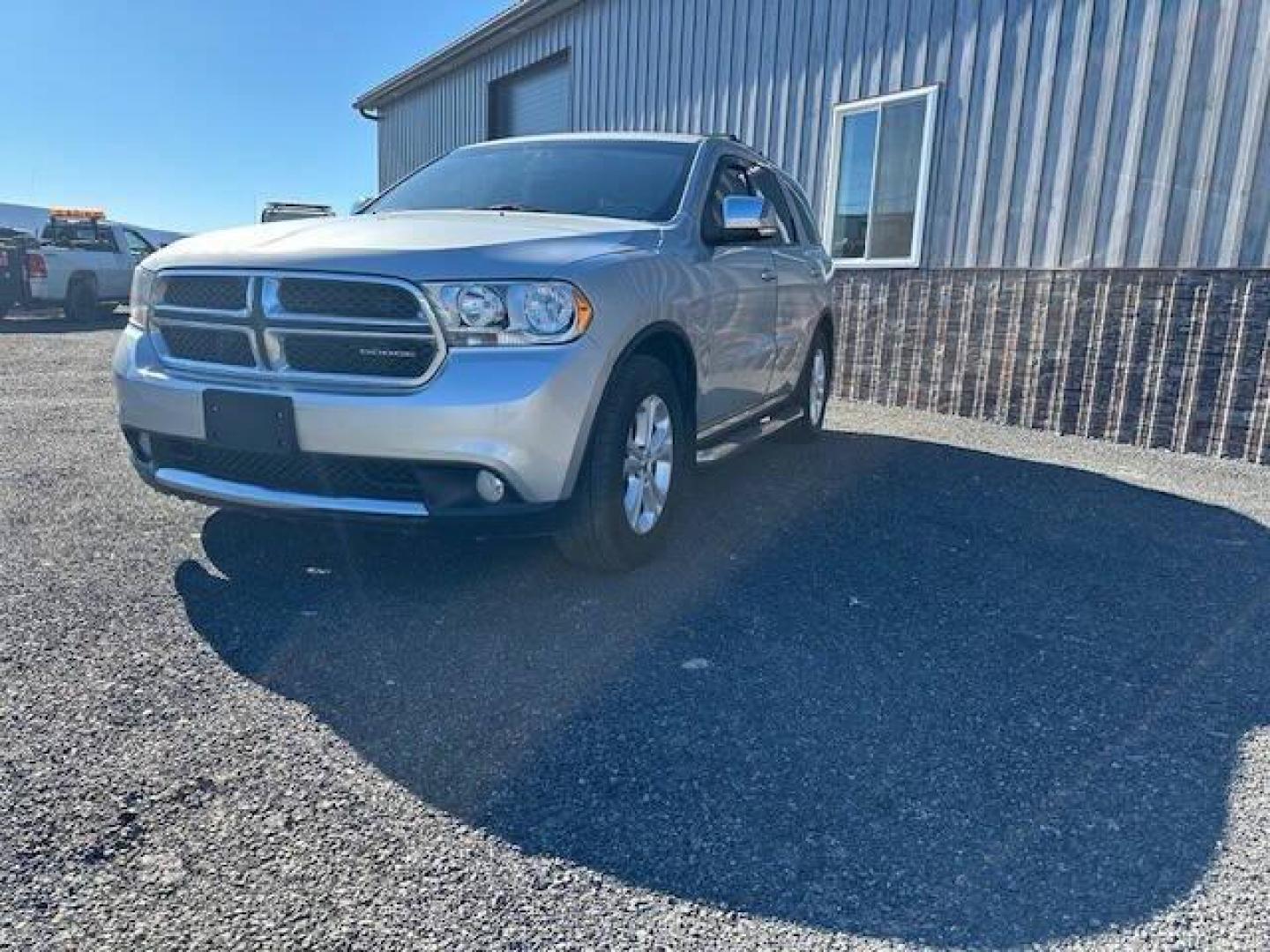 2011 Silver Dodge Durango (1D4RE4GGXBC) with an 3.6L V6 3.6L V6 engine, located at 4845 Woodbury Pike, Roaring Springs, PA, (814) 317-5008, (814) 317-5008, 40.250935, -78.366959 - 2011 Dodge Durango Crew 3.6 l engine 5 speed automatic transmission, AWD flex fuel 3rd row seating power windows seats, heated seats front and rear and door locks, tow package newer tires alloy wheels, new state inspection. stop by or give a call at 814-317-5008 - Photo#1