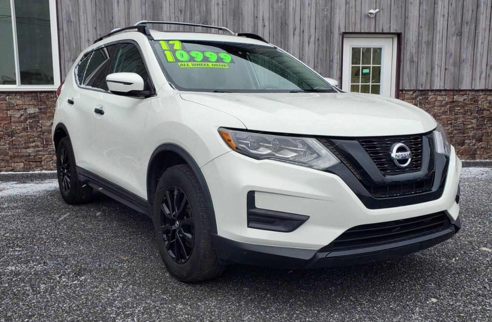 2017 White Nissan Rogue (5N1AT2MV7HC) with an 2.5L I4 2.5L I4 engine, located at 4845 Woodbury Pike, Roaring Springs, PA, (814) 317-5008, (814) 317-5008, 40.250935, -78.366959 - 2017 Nissan Rogue SV Rogue 1 Star Wars Edition Automatic 4 Cyl. AWD PW, PL, Sunroof, Rear Back-up Camera, Power Seats, Aluminum Wheels, Bluetooth Satellite Radio, Hands-Free Phone. Vehicle is in excellent condition, rust free and super clean. This vehicle is being sold so cheap being that it was nea - Photo#0