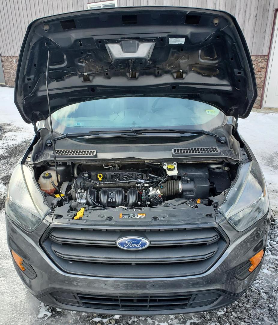 2018 Gray /Gray/Black Ford Escape S FWD (1FMCU0F70JU) with an 2.5L L4 DOHC 16V engine, 6A transmission, located at 4845 Woodbury Pike, Roaring Springs, PA, (814) 317-5008, (814) 317-5008, 40.250935, -78.366959 - Photo#5